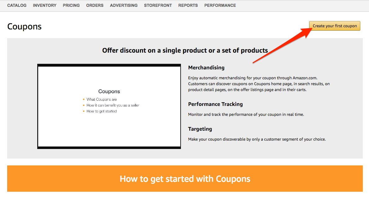 Get Started With  Seller Promo Codes and Coupons